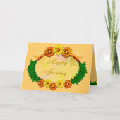 Happy Spring Kaart (Voorkant)