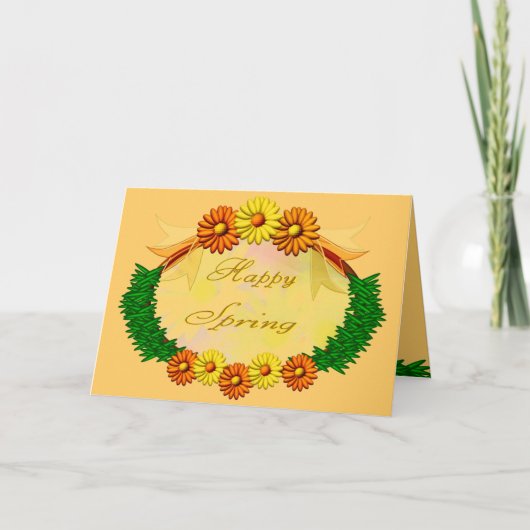 Happy Spring Kaart (Voorkant)