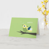 Happy Spring Kaart (Gele Bloem)