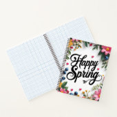 Happy Spring Notitieboek (Binnen)