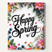 Happy Spring Notitieboek (Achterkant)