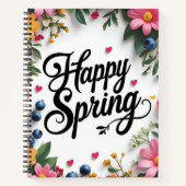 Happy Spring Notitieboek (Voorkant)
