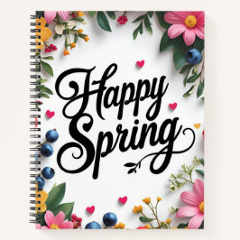 Happy Spring Notitieboek
