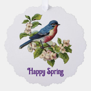 Happy Spring Paper Ornament Kaart
