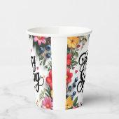 Happy Spring Papieren Bekers (Links)