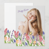 Happy Spring Photo Paaskaart Feestdagenkaart (Voorkant / Achterkant)