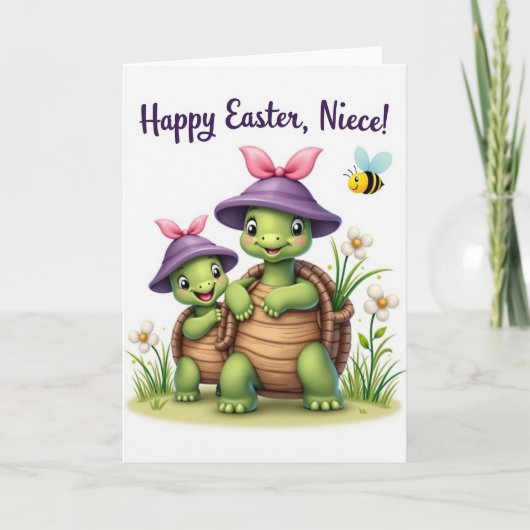Happy Spring Reptile Friend Card Kaart (Voorkant)