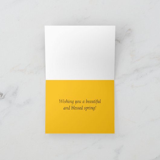 Happy Spring Scripture Bijbel Woestijnbloemen Kaart (Binnen)