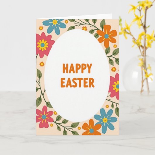 Happy Spring Season Card Kaart (Gele Bloem)