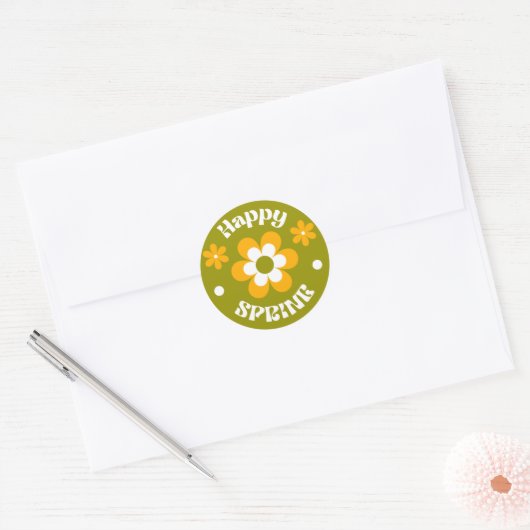 Happy Spring sticker (Envelop)