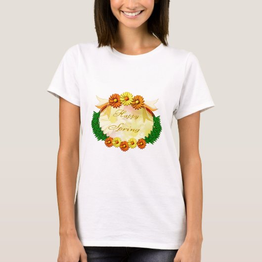 Happy Spring T-Shirt (Voorkant)