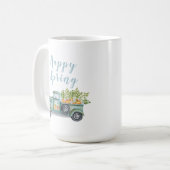 Happy Spring  Truck Coffee Mok (Voorkant links)