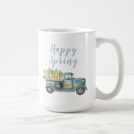 Happy Spring  Truck Coffee Mok (Rechts)