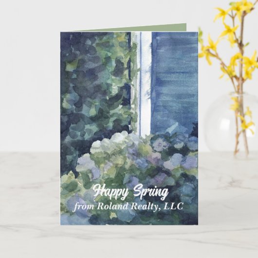 Happy Spring van makelaar Blue House Kaart (Gele Bloem)