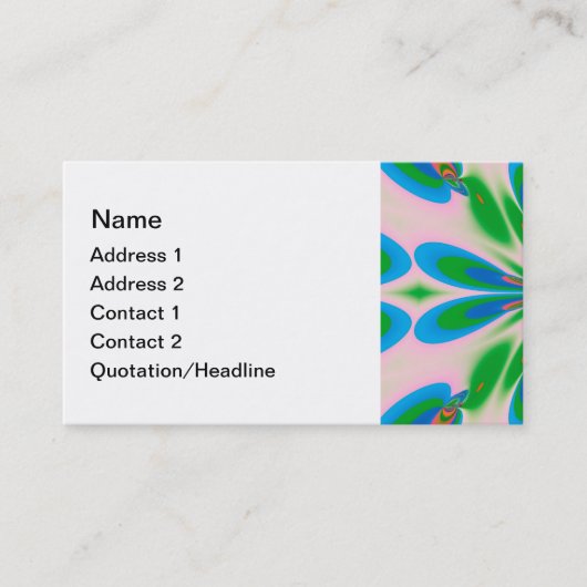 Happy Spring Visitekaartje (Voorkant)