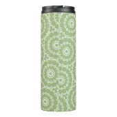 Happy Spring Wavy Circle Green Thermosbeker (Achterkant)