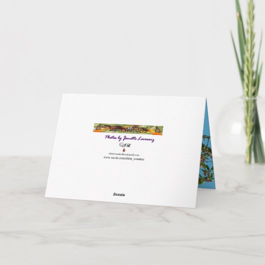 Happy Spring-Wenskaart Kaart (Achterkant)