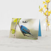 Happy Spring-Wenskaart Kaart (Gele Bloem)