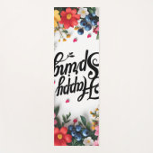 Happy Spring Yogamat (Voorkant)