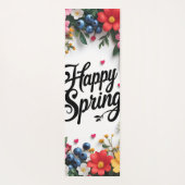 Happy Spring Yogamat (Achterkant)