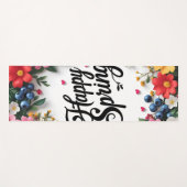 Happy Spring Yogamat (Voorkant (horizontaal))