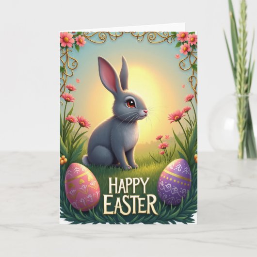Happy Springtime Animal Card Kaart (Voorkant)
