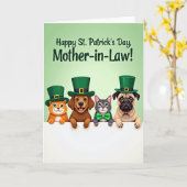 Happy Springtime Family Card Kaart (Gele Bloem)