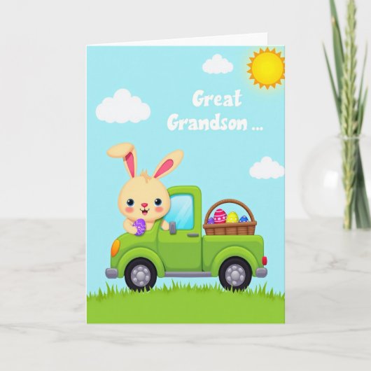 Happy Springtime Truck Card Kaart (Voorkant)