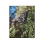 Happy Spruce Grouse Notitieblok (Linkerzijde)