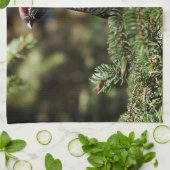 Happy Spruce Grouse Theedoek (Gevouwen)