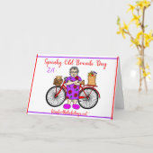 Happy Spunky Old Broads Day | 1 februari Kaart (Gele Bloem)