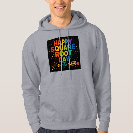 Happy Square Root Day Hoodie (Voorkant)