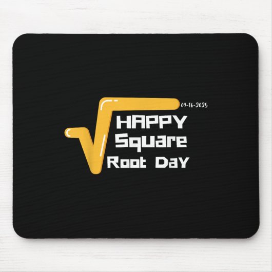 Happy Square Root Day Men Women Kids  Muismat (Voorkant)