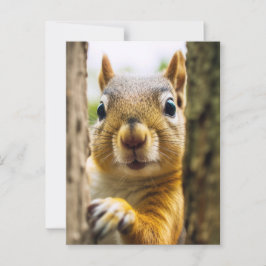 Happy Squirrel Briefkaart