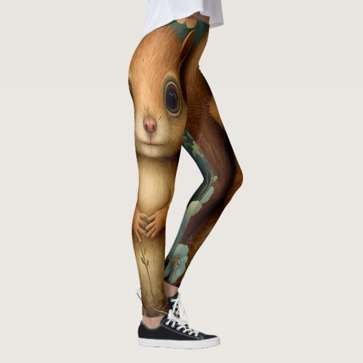 Happy Squirrel Leggings - Schattig (Rechts)