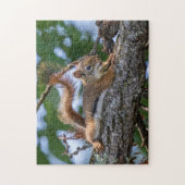 Happy Squirrel Legpuzzel (Verticaal)