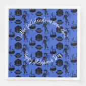 Happy St Andrew Day Haggis Bagpipe Nessie Servet (Voorkant)