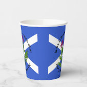 Happy St Andrews Day vlag distel groot Papieren Bekers (Links)