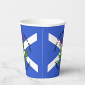 Happy St Andrews Day vlag distel groot Papieren Bekers (Rechts)