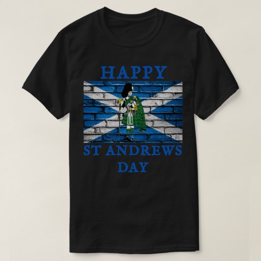 Happy St Andrewx27s Dag T-shirt (Design voorkant)