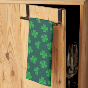 HAPPY ST. DAG Shamrock Pattern Kitchen T Theedoek