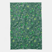 HAPPY ST. DAG Shamrock Pattern Kitchen T Theedoek (Verticaal)