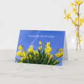 Happy St David’s Day Daffodils Welsh Greeting Kaart (Gele Bloem)