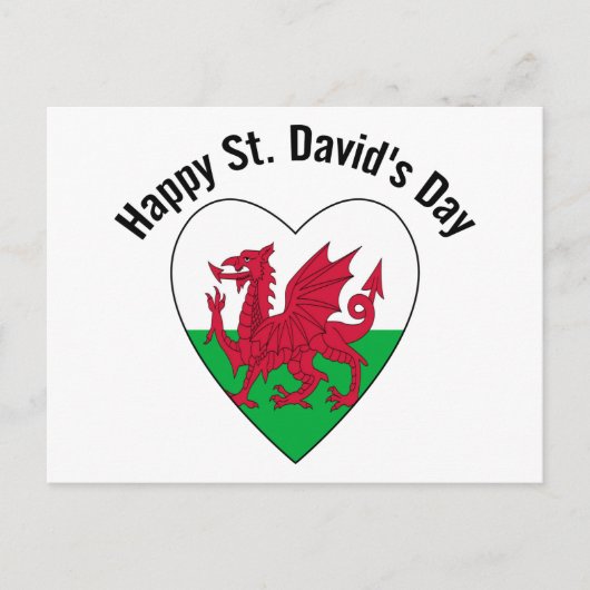 Happy St. David's Day Briefkaart (Voorkant)