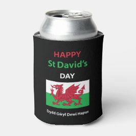Happy St David's Day Dydd Garreyl Dewi Hapus Blikjeskoeler