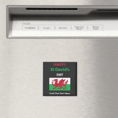 Happy St David's Day Dydd Garreyl Dewi Hapus Magneet (Insitu (Vaatwasser))