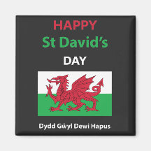 Happy St David's Day Dydd Garreyl Dewi Hapus