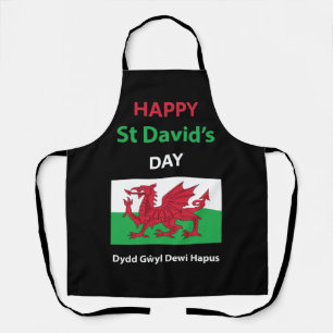 Happy St David's Day Dydd Garreyl Dewi Hapus Schort