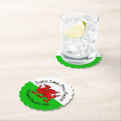 Happy St Davids Day in Celtic Style Kartonnen Onderzetters (Insitu)