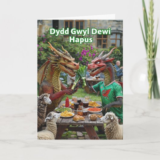 Happy St David's Day Kaart (Voorkant)
